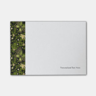 Spring Green-gold Pattern Post-it Notes