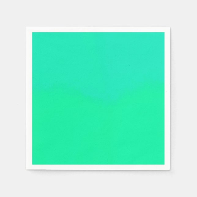 Spring Green Gradient  Napkin (Front)