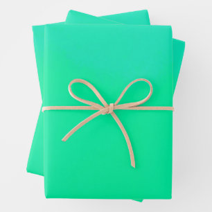Spring Green Gradient  Wrapping Paper Sheet