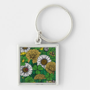 Spring green keychain