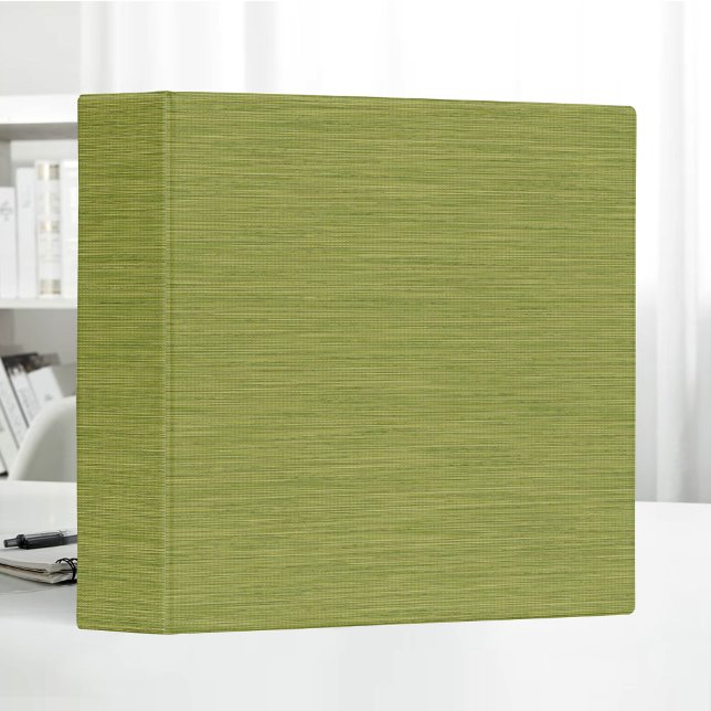 Spring Green Linen Fabric Texture Simple Blank Binder (Creator Uploaded)