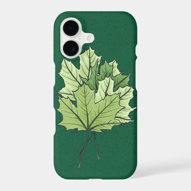 Spring Green Maple Leaves Nature Lover (Back)