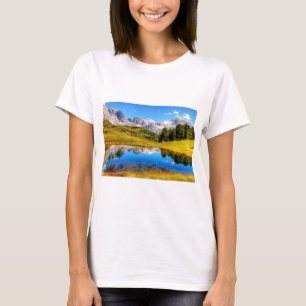 Spring Green Mountain Photo Lake Spring Mountain T-Shirt