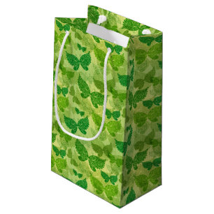 Spring Green Pattern Small Gift Bag