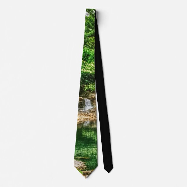 Spring Green Reflections Tie (Front)