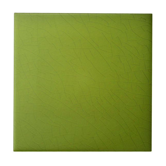 Spring Green Repro Antique Solid Background Field Tile (Front)