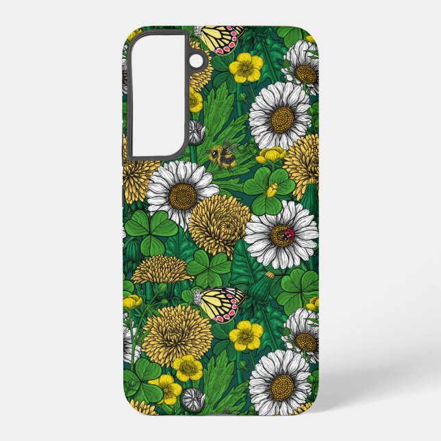 Spring green samsung galaxy s22+ case (Back)