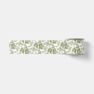 spring green  satin ribbon