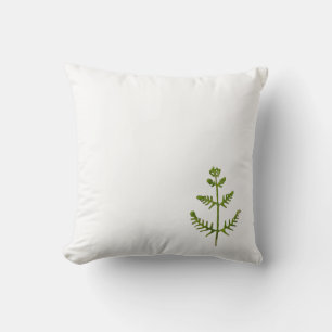 spring green throw pillow