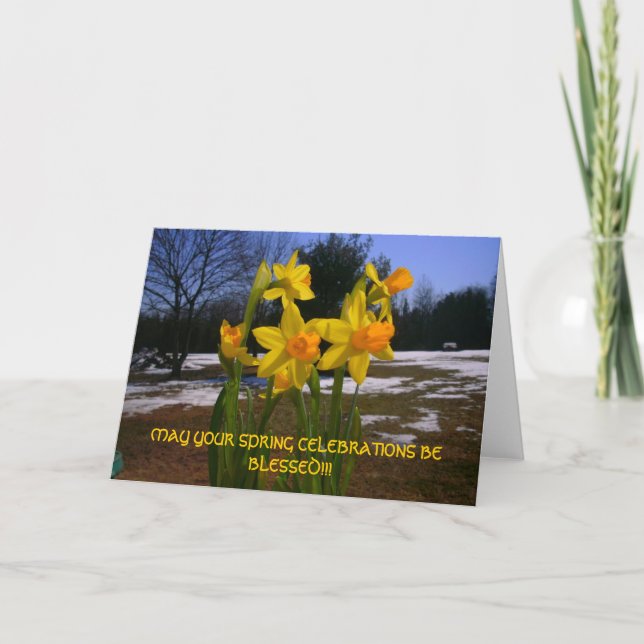 SPRING GREETING CARD (Front)