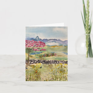 Spring greeting card - four seasons collection