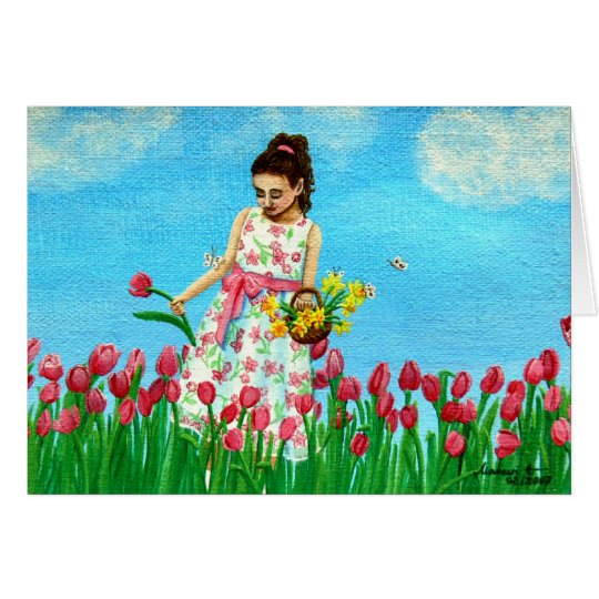 "Spring Greetings" Card