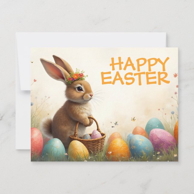 Spring Greetings from the Easter Bunny (Front)