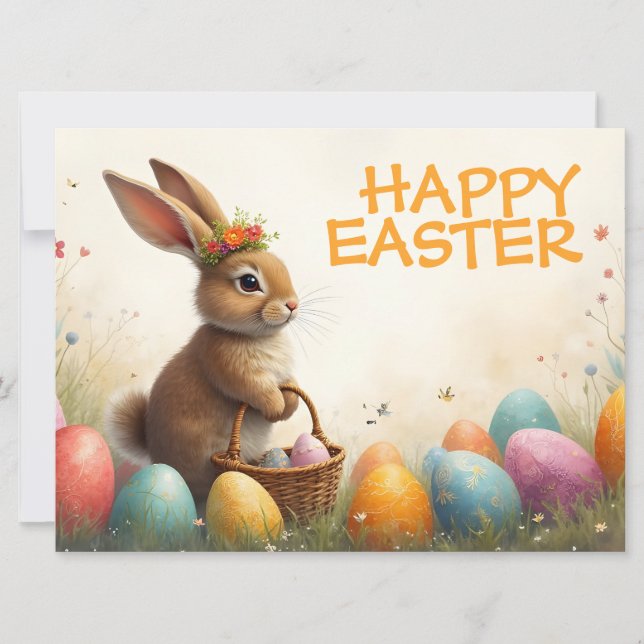 Spring Greetings from the Easter Bunny (Front)