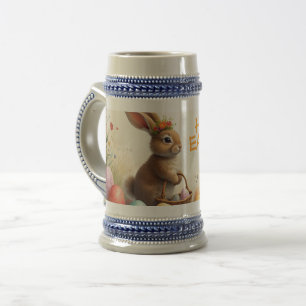 Spring Greetings from the Easter Bunny Beer Stein