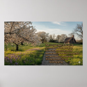Spring Greetings Poster