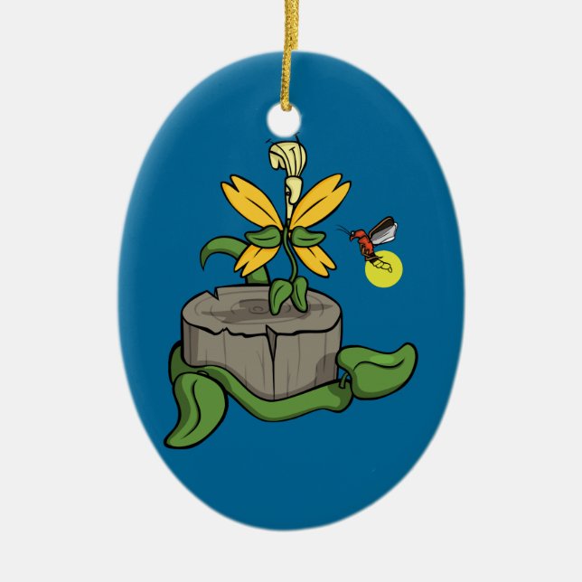 Spring Greets Summer Ornament (Front)