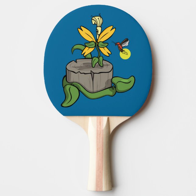 Spring Greets Summer Ping Pong Paddle (Front)