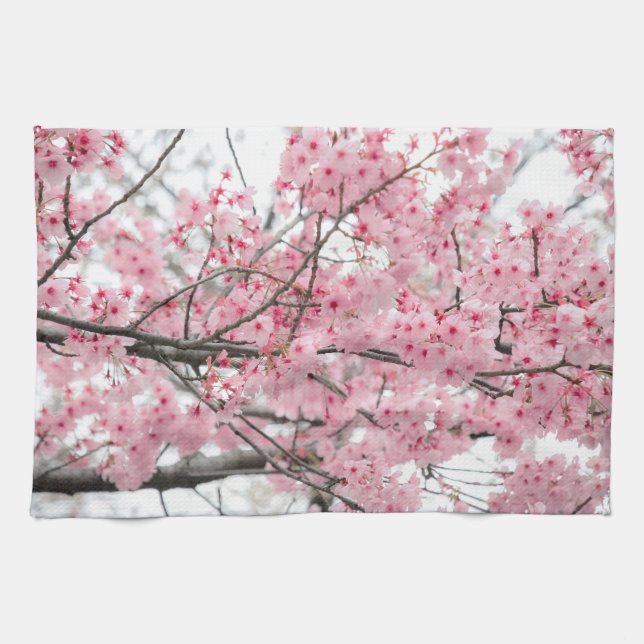 Spring Hanami Festival Kitchen Towel (Horizontal)