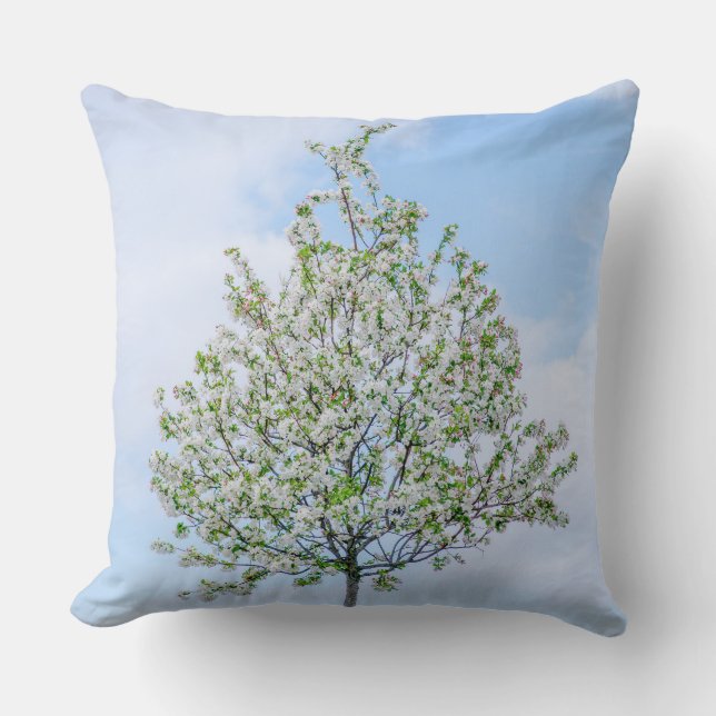 Spring - Happy Easter Throw Pillow (Front)