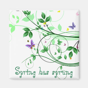 Spring has spring magnet
