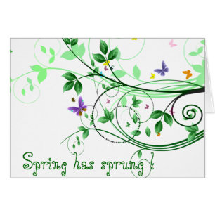 Spring has sprung
