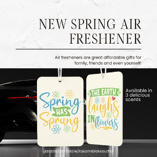 Spring Has Sprung Car Air Freshener