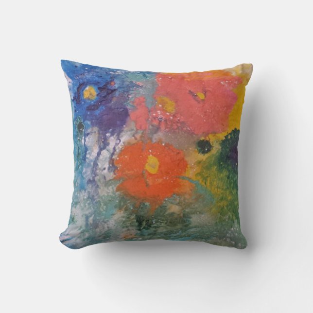 Spring Has Sprung Throw Pillow (Front)