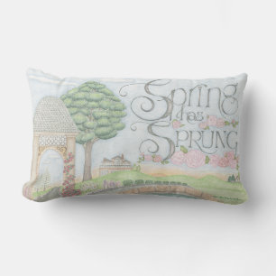 Spring has Sprung Throw Pillow