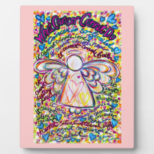 Spring Hearts Cancer Angel Painting Poem Plaque
