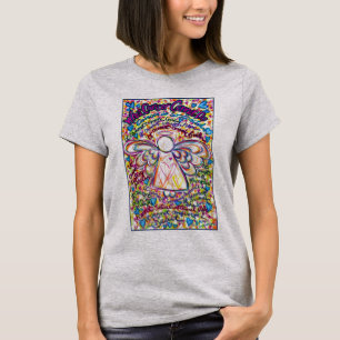 Spring Hearts Cancer Angel T-shirt