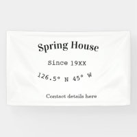 Spring house ets. Date year custom coordinates add