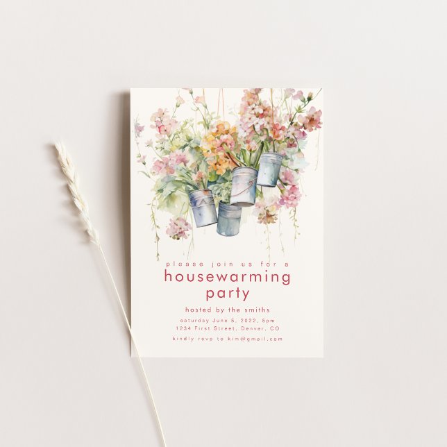 Spring Housewarming Party Invite (Creator Uploaded)