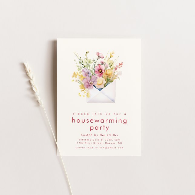 Spring Housewarming Party Invite (Creator Uploaded)