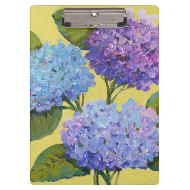 Spring Hydrangeas I Clipboard (Front)