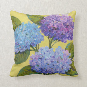 Spring Hydrangeas I Throw Pillow
