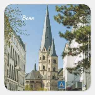 Spring in Bonn Square Sticker