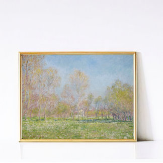 Spring in Giverny – Impressionist Landscape Art Poster