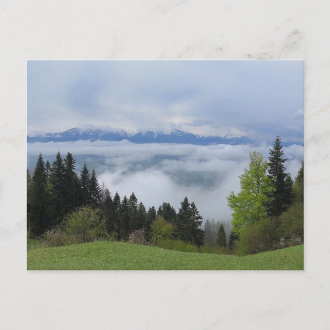 Spring in Pieniny mountains Postcard (Front)