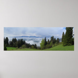 Spring in Pieniny mountains Poster