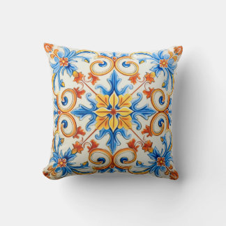 Spring in Sardinia Throw Pillow