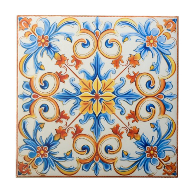 Spring in Sardinia Tile (Front)