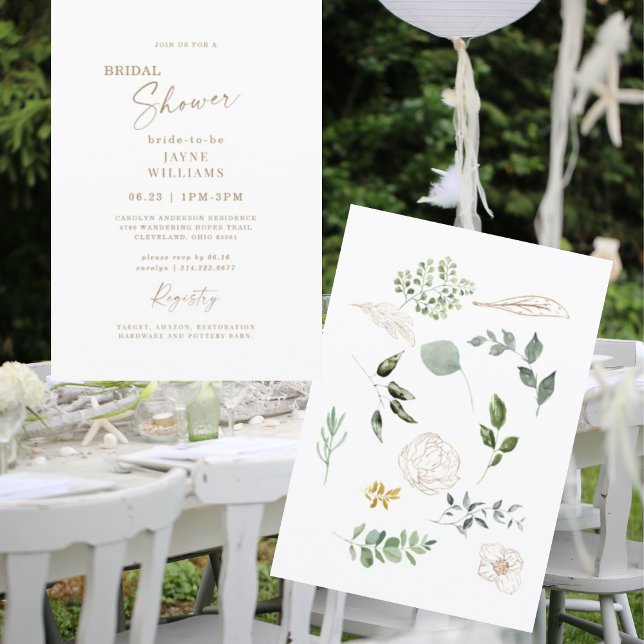 Spring in the Air Botanical Bridal Shower Invitation (Creator Uploaded)