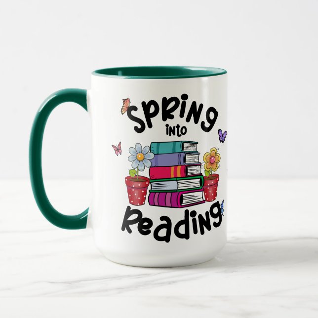 Spring Into Reading Mug (Left)
