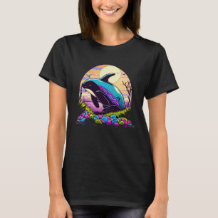 Spring into style with this charming Orca Artwork  T-Shirt