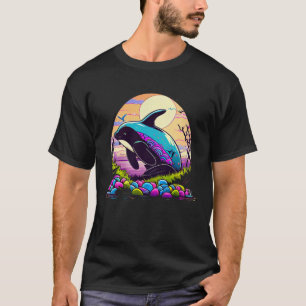 Spring into style with this charming Orca Artwork  T-Shirt