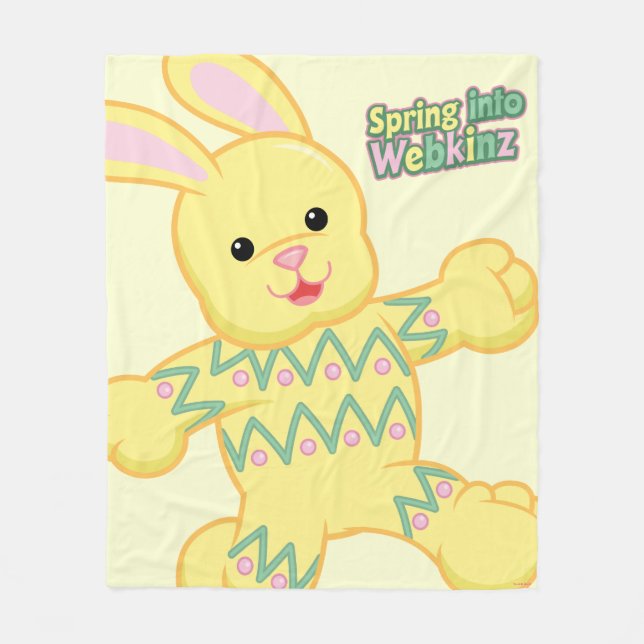 Spring Into Webkinz! Fleece Blanket (Front)