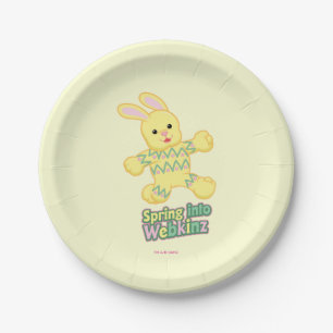 Spring Into Webkinz! Paper Plate