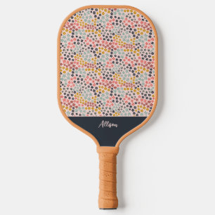 Spring is Here! Blush Pink Monogram Add Your Name Pickleball Paddle