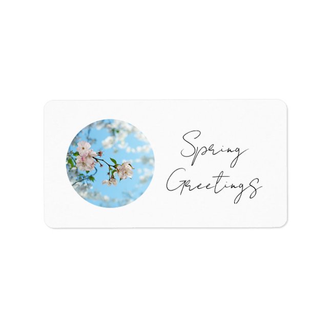 Spring Is in the Air Label (Front)